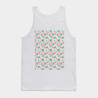 Flamingo Hand Drawn Pattern Tank Top